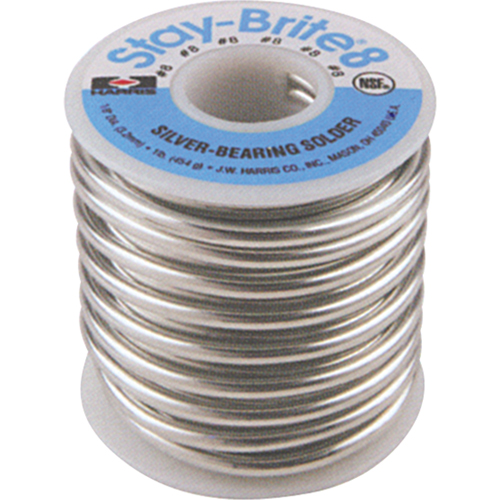 M&eacute;tal d'apport Stay-Brite 8, Sans plomb, 94 % d'&eacute;tain, 6 % d'argent, &acirc;me Plein, dia. 0,0625" Advanced Consulting and Training Ltd.
