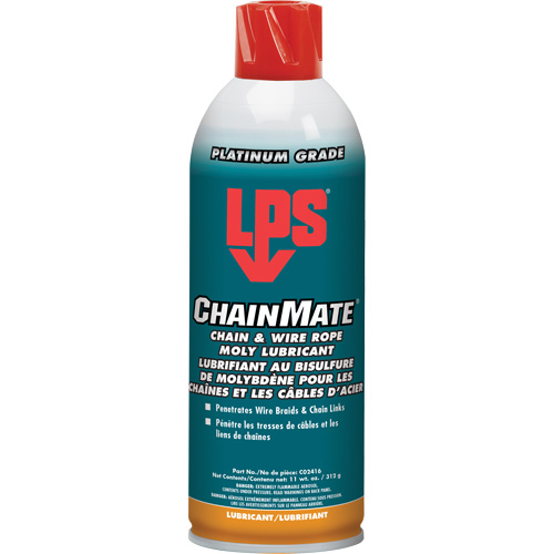 Lubrifiant pour chaînes & c&acirc;bles m&eacute;talliques Chainmate, Canette a&eacute;rosol Advanced Consulting and Training Ltd.