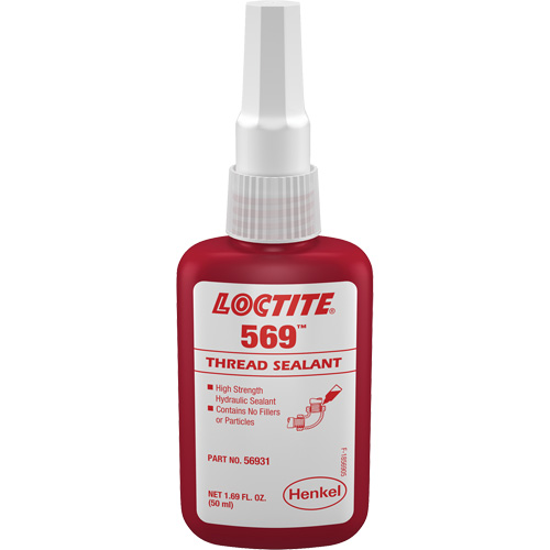 Scellant &agrave; filet hydraulique 569, Bouteille, 50 ml, -54° C - 149° C/-65° F - 300° F Advanced Consulting and Training Ltd.
