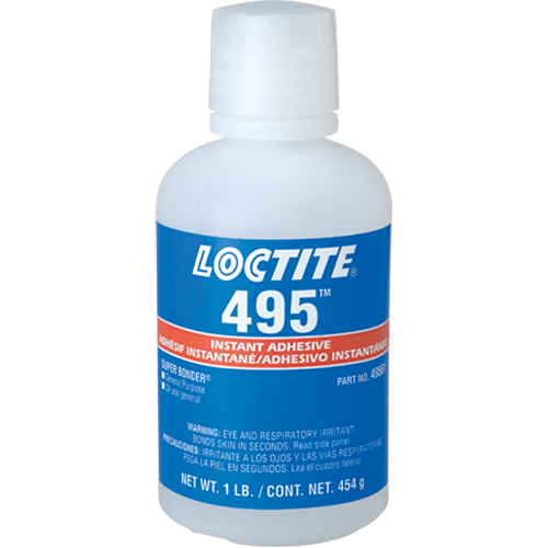 Super Bonder 495, Transparent, Bouteille, 454 g Advanced Consulting and Training Ltd.