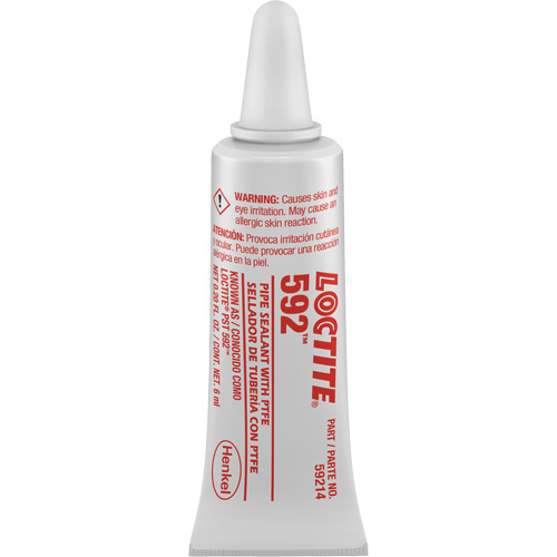 P&acirc;te d'&eacute;tanch&eacute;it&eacute; pour raccords filet&eacute;s &agrave; durcissement lent 592 PST, Tube, 6 ml, -54° C - 204° C/-65° F - 400° F Advanced Consulting and Training Ltd.