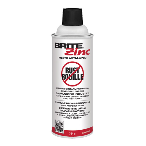 Inhibiteur de corrosion BRITE Zinc, Canette a&eacute;rosol Advanced Consulting and Training Ltd.