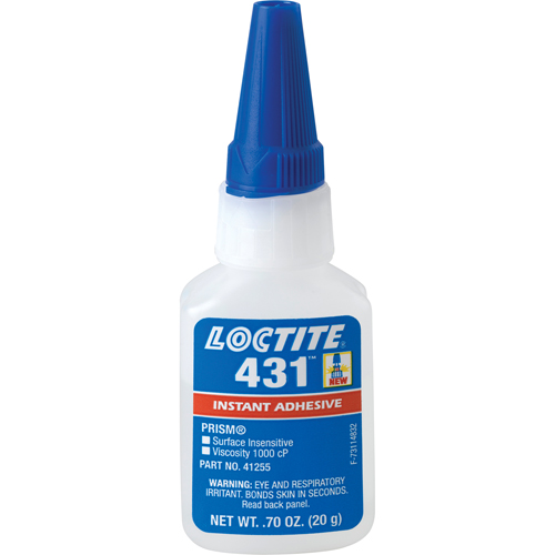 Adh&eacute;sif instantan&eacute;  431 pour toute surface, Transparent, Bouteille, 20 g Advanced Consulting and Training Ltd.