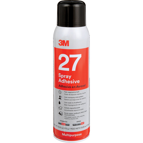 27 Multi-Purpose Spray Adhesive, Clear, Aerosol Can Advanced Consulting and Training Ltd.