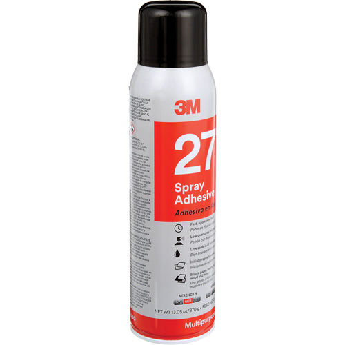 27 Multi-Purpose Spray Adhesive, Clear, Aerosol Can Advanced Consulting and Training Ltd.