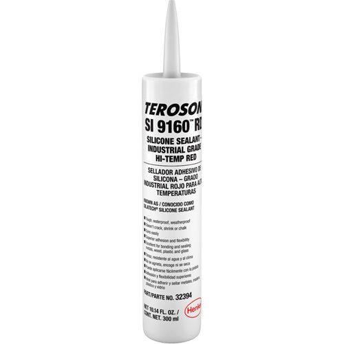 Teroson&reg; SI 9160 High Temperature Silicone Sealant, Cartridge, Red Advanced Consulting and Training Ltd.