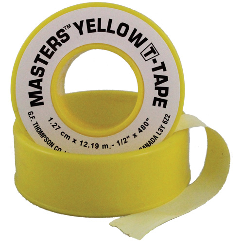 T-Tape, 260" L x 1/2" W, Yellow Advanced Consulting and Training Ltd.