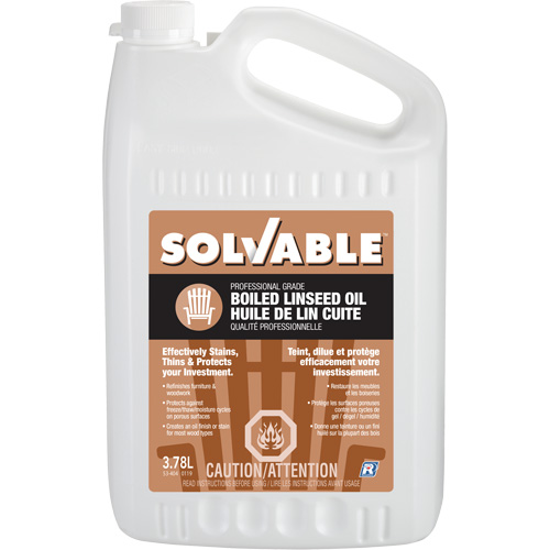 Huile de lin bouillie, Cruche, 3,78 L Volume net Advanced Consulting and Training Ltd.
