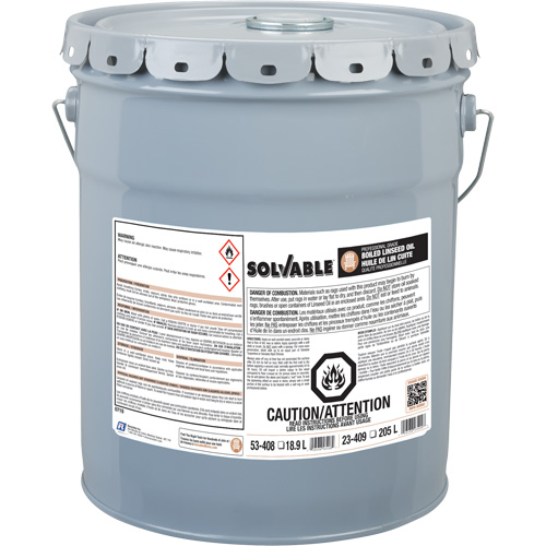 Boiled Linseed Oil, Pail, 18.9 L Net Volume Advanced Consulting and Training Ltd.