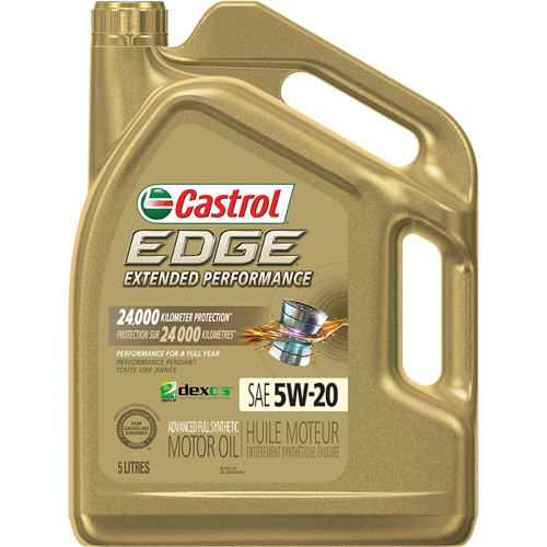 Huile pour moteur performance prolong&eacute;e 5W-20 Edge, 5 L, Cruche Advanced Consulting and Training Ltd.