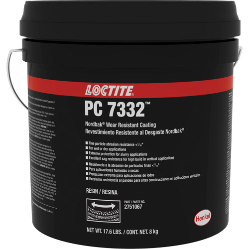 Rev&ecirc;tement de protection contre lusure 7332 Nordbak, Gris, 10 kg, Seau Advanced Consulting and Training Ltd.