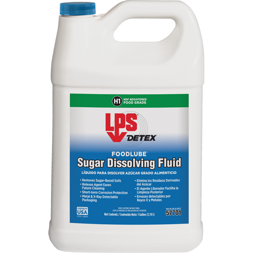 Fluide de dissolution du sucre Detex FoodLube, Bouteille Advanced Consulting and Training Ltd.