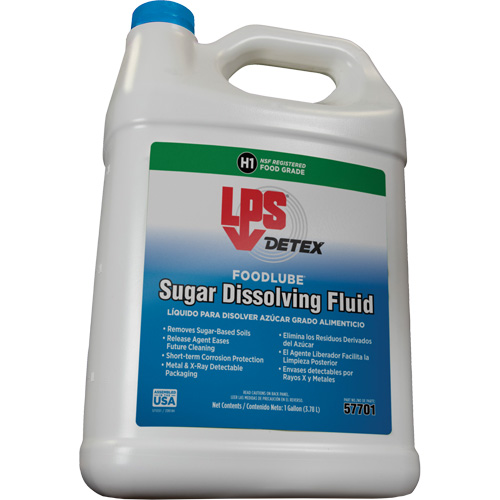 Fluide de dissolution du sucre Detex FoodLube, Bouteille Advanced Consulting and Training Ltd.
