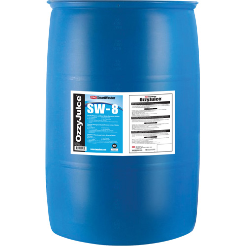 Produit d&eacute;graissant SmartWasher OzzyJuice SW-8 pour a&eacute;ronefs, armes et une s&eacute;lectin de m&eacute;taux, Baril Advanced Consulting and Training Ltd.