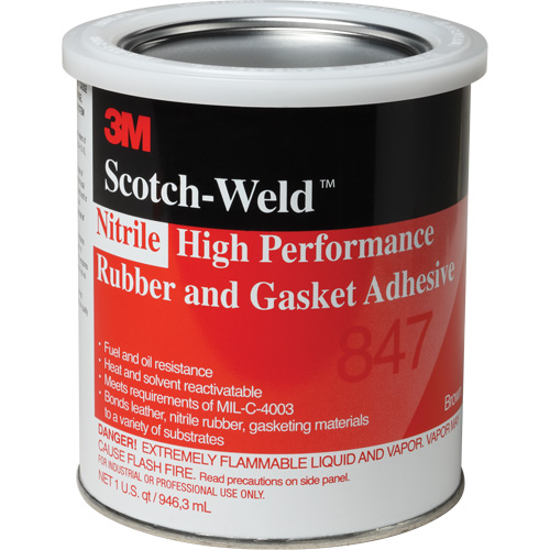 Adh&eacute;sif haute performance pour caoutchouc et joints Scotch-Weld, Gallon, Brun Advanced Consulting and Training Ltd.