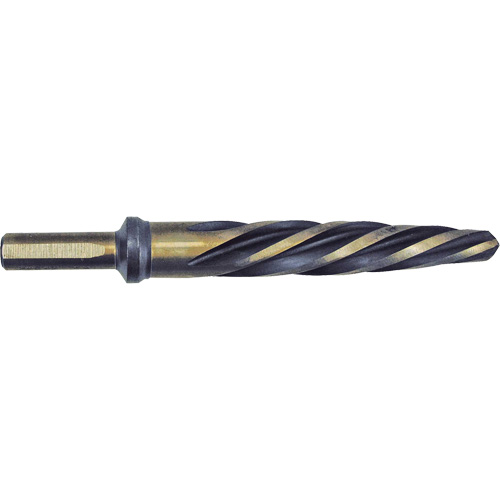 Al&eacute;soir pour automobile noir et or de premi&egrave;re qualit&eacute; Jet-Kut, 3/4", Cannelure Spirale, Acier rapide, Tige 3 m&eacute;plats Advanced Consulting and Training Ltd.