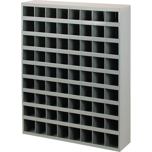 Armoires pour bacs de rangement en acier, 33-3/4" la x 8-1/2" p x 42" h, Gris Advanced Consulting and Training Ltd.
