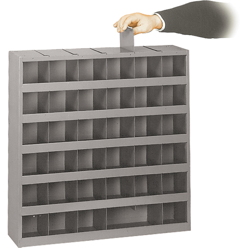 Adjustable Storage Bin Cabinet, Steel, 36 Drawers, 23-3/4" x 4-3/4" x 23-3/4", Grey Advanced Consulting and Training Ltd.