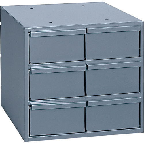 Casiers &agrave; tiroirs industriels, 6 tiroirs, 11-3/4" la x 11-5/8" p x 10-7/8" h, Gris Advanced Consulting and Training Ltd.