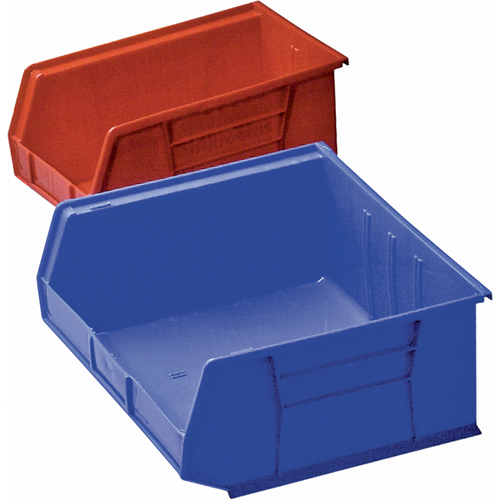 Bac en plastique, 8-1/4" la, 9" h x 18" p, Bleu Advanced Consulting and Training Ltd.