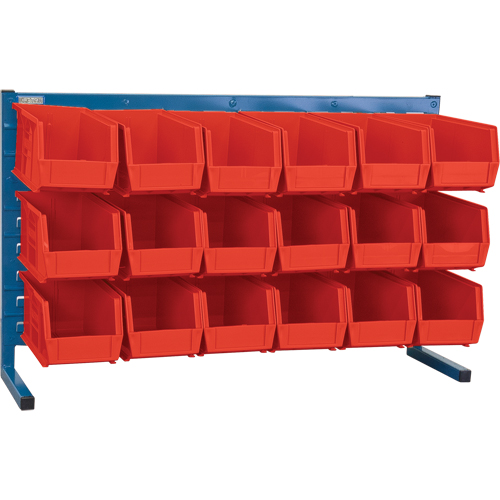 Rayonnage &agrave; persienne avec bacs, 18 bacs, 36" la x 8-1/4" p x 22" h Advanced Consulting and Training Ltd.