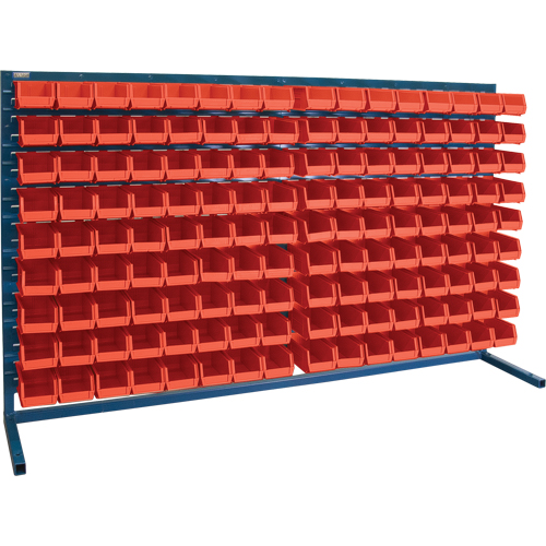 Rayonnage &agrave; persienne avec bacs, 144 bacs, 72" la x 15" p x 40" h Advanced Consulting and Training Ltd.