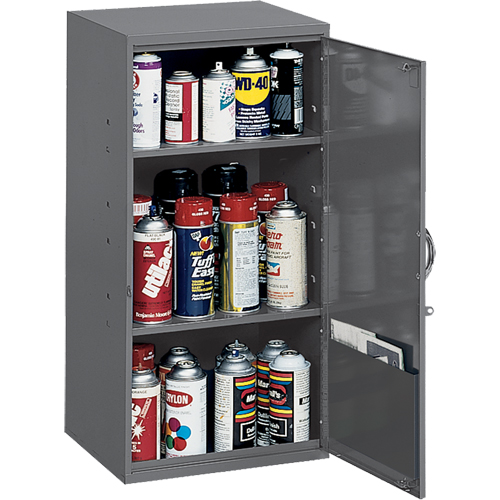 Armoires utilitaires, Acier, 2 Tablettes, 32-3/4" h x 19-7/8" la x 14-1/4" P, Gris Advanced Consulting and Training Ltd.