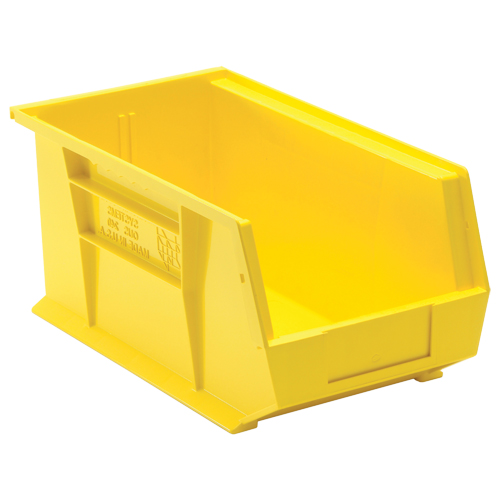 Bacs ultra empilable & suspendable, 8-1/4" la, 7" h x 14-3/4" p, Jaune Advanced Consulting and Training Ltd.