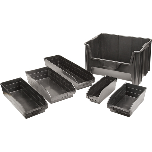Bacs &agrave; pi&egrave;ces en plastique recycl&eacute;, 4-1/8" la x 11-5/8" p x 4" h, Capacit&eacute; de 30 lb Advanced Consulting and Training Ltd.