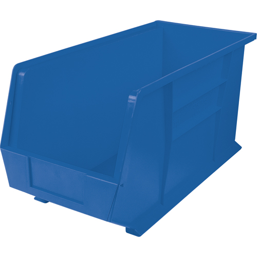Bacs ultra empilable & suspendable, 8-1/4" la, 9" h x 18" p, Bleu Advanced Consulting and Training Ltd.