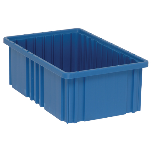 Divider Box&reg; Containers, Plastic, 16.5" W x 10.9" D x 6" H, Blue Advanced Consulting and Training Ltd.