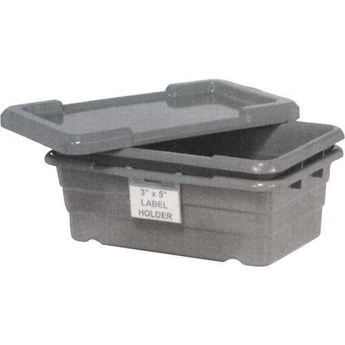 Bacs empilables en crois&eacute;, 16" la x  p x 8,5" h, Gris Advanced Consulting and Training Ltd.