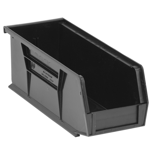 Contenant recycl&eacute; &eacute;cologique, 4,125"/3-3/16" la, 3-3/4" h x 10-7/8"/10,875" p, Noir Advanced Consulting and Training Ltd.
