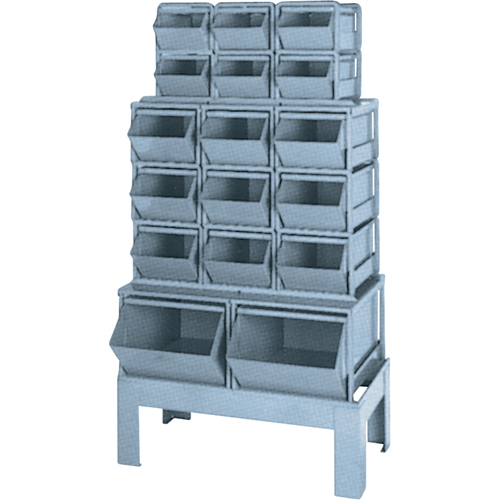 Combinaisons de bacs &agrave; assembler, Cap. 1000 lb, 33-1/2" la x 19 1/2" p x 54-1/4" h, Bleu Advanced Consulting and Training Ltd.
