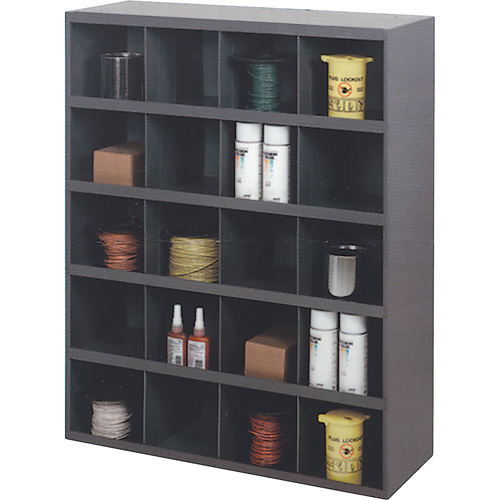 Armoires pour bacs de rangement, Acier, 20 tiroirs, 33-3/4" x 12" x 42", Gris Advanced Consulting and Training Ltd.