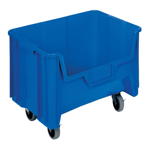 Mobile Giant Stack Container, 12-7/16" H x 19-7/8" W x 15-1/4" D, 250 lbs. Capacity, Blue Advanced Consulting and Training Ltd.