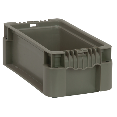 Contenant pliable et empilable, 7" la x 12" p x 5" h, Gris Advanced Consulting and Training Ltd.