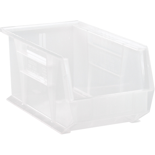 Bac transparent ultra empilable & suspendable, 8-1/4" la, 7" h x 14-3/4" p, Transparent Advanced Consulting and Training Ltd.