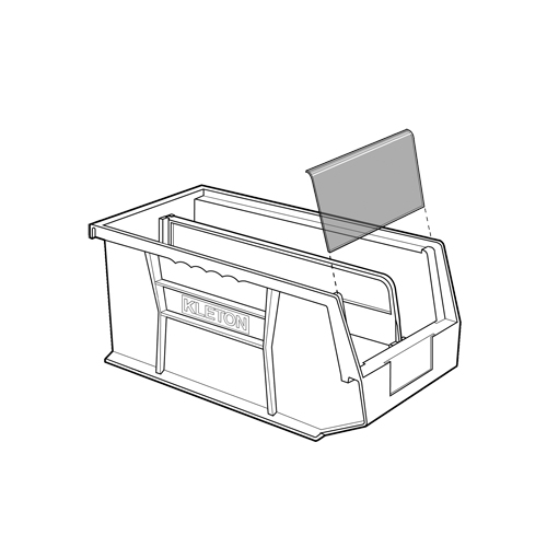 Stack & Hang Bin, 5-1/2" W x 5" H x 10-7/8" D, Blue Advanced Consulting and Training Ltd.