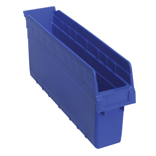 Bacs pour &eacute;tag&egrave;re Store-Max, 4-3/8" la x 8" H x 17-7/8" p, Bleu, Capacit&eacute; 56 lb Advanced Consulting and Training Ltd.