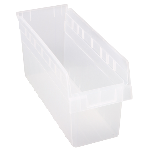 Bacs pour &eacute;tag&egrave;re Store-Max, 6-5/8" la x 8" H x 17-7/8" p, Transparent, Capacit&eacute; 56 lb Advanced Consulting and Training Ltd.