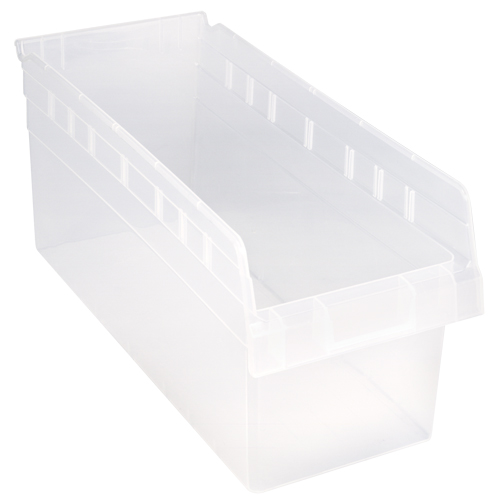Bacs pour &eacute;tag&egrave;re Store-Max, 8-3/8" la x 8" H x 17-7/8" p, Transparent, Capacit&eacute; 56 lb Advanced Consulting and Training Ltd.