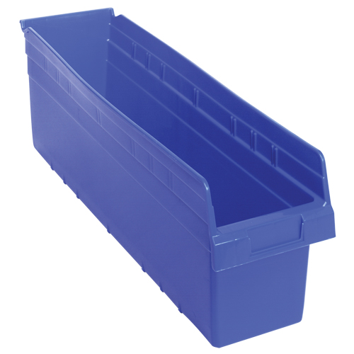 Bacs pour &eacute;tag&egrave;re Store-Max, 6-5/8" la x 8" H x 23-5/8" p, Bleu, Capacit&eacute; 68 lb Advanced Consulting and Training Ltd.