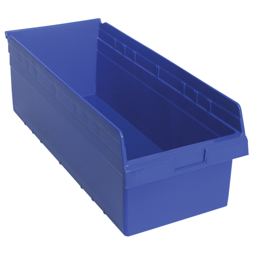 Bacs pour &eacute;tag&egrave;re Store-Max, 11-1/8" la x 8" H x 23-5/8" p, Bleu, Capacit&eacute; 68 lb Advanced Consulting and Training Ltd.