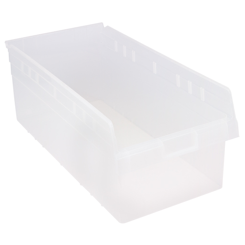 Bacs pour &eacute;tag&egrave;re Store-Max, 11-1/8" la x 8" H x 23-5/8" p, Transparent, Capacit&eacute; 68 lb Advanced Consulting and Training Ltd.
