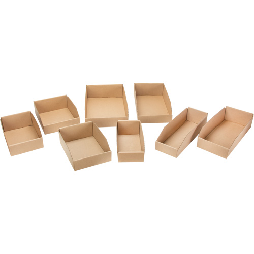 Deep Corrugated Parts Bins, 7-3/4" W x 17-1/4" D x 4-1/2" H, Beige Advanced Consulting and Training Ltd.