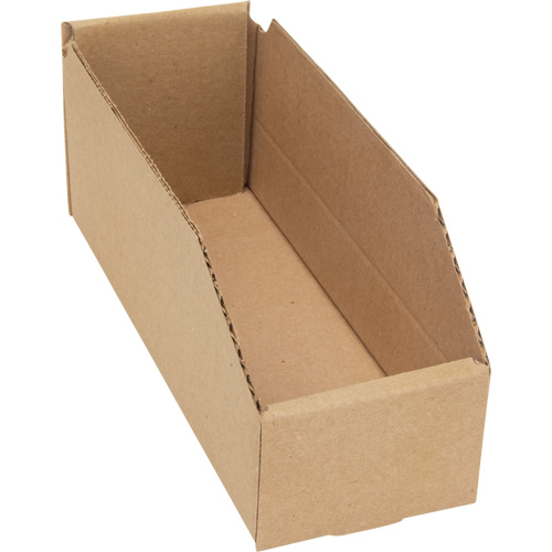 Deep Corrugated Parts Bins, 3-3/4" W x 11-1/4" D x 4-1/2" H, Beige Advanced Consulting and Training Ltd.