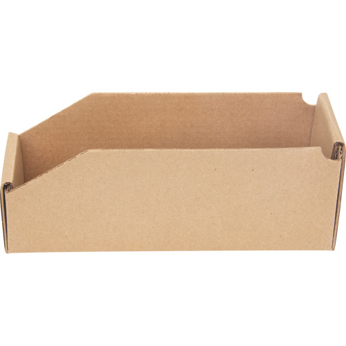 Deep Corrugated Parts Bins, 3-3/4" W x 11-1/4" D x 4-1/2" H, Beige Advanced Consulting and Training Ltd.