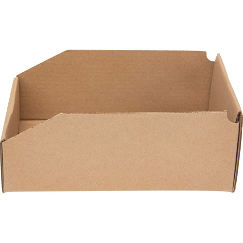 Deep Corrugated Parts Bins, 7-5/8" W x 11-5/16" D x 4-1/2" H, Beige Advanced Consulting and Training Ltd.