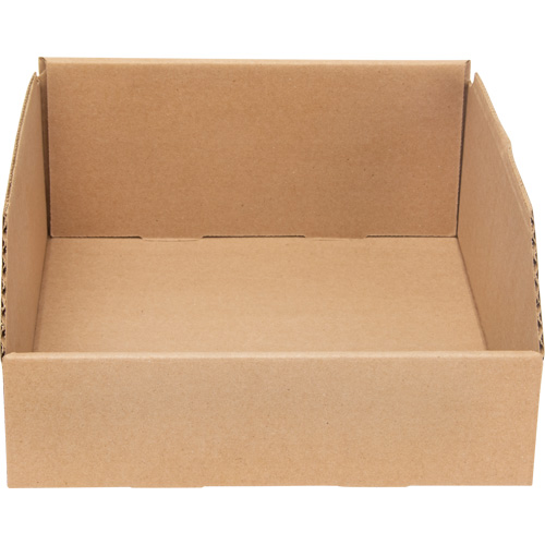 Deep Corrugated Parts Bins, 11-3/4" W x 11-1/4" D x 4-1/2" H, Beige Advanced Consulting and Training Ltd.